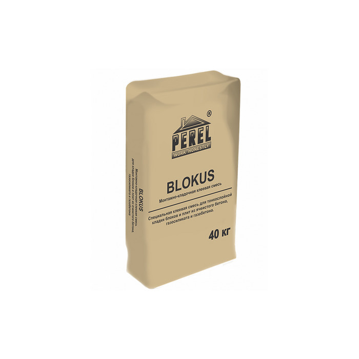 Клеевая смесь Perel Blokus 0340, 40 кг